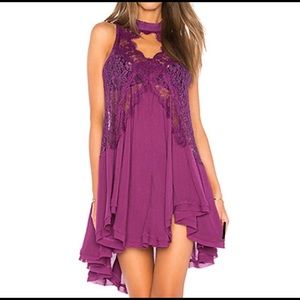 Free People Tell Tale Heart Lace Tunic